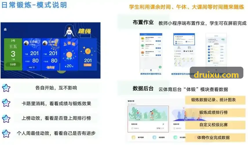 儿童体能课智能排课与动作测评多端同步